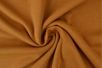10 meter alpenfleece - Donker okergeel - 150cm breed