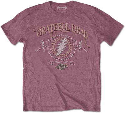Grateful Dead - Bolt Heren Tshirt - S - Rood