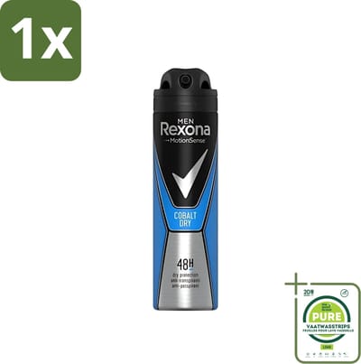 1 x Rexona Men - Deodorant Spray - Motion Sense - Cobalt Dry - Anti-Transpirant & Perspirant - 150ml - Anti-transpirant - Deodorant - Mannen - Frisse Geur - Langdurige Bescherming