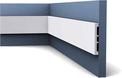 Deurlijst Profiel - Muurlijst Plint - Interieur Afwerking - Multifunctioneel Profiel - 230 cm - Wit