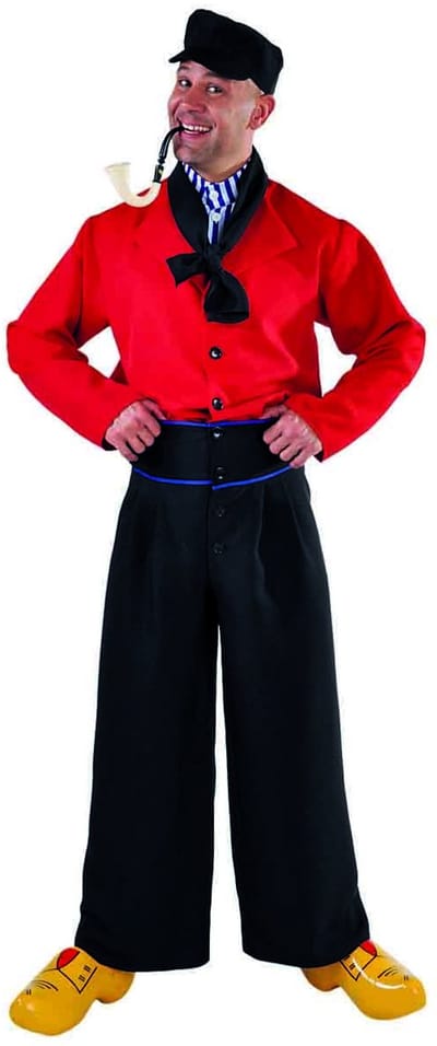 Boeren Tirol & Oktoberfest Kostuum | Hollandse Klederdracht Zuiderzee | Man | Large | Bierfeest | Verkleedkleding