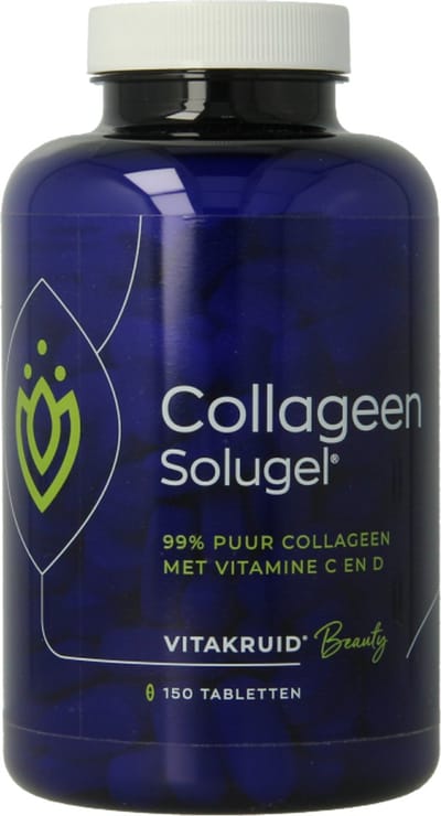 Vitakruid - Collageen - solugel - tabletten met vitamine C en D - 150 Tabletten