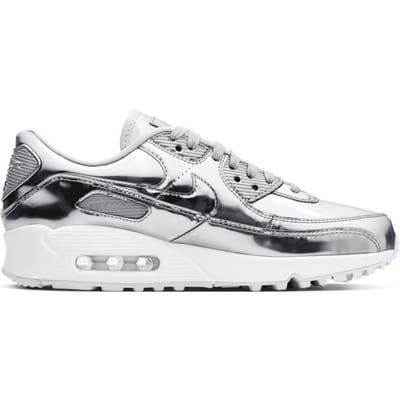 Nike Air Max 90 Sneakers Dames - Grijs - Maat 42 - Leer, Textil