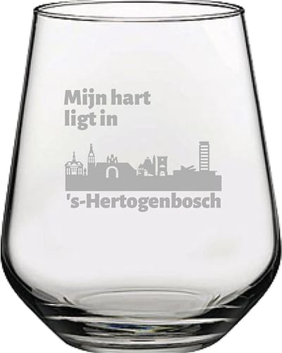 Gegraveerde Drinkglas 42,5cl Den Bosch