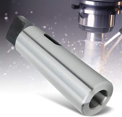 Dailygoods - Morse Conus Adapter - MT5 naar MT3 - Hoge hardheid en slijtvastheid - Zilverkleurig - Boorhuls - Geschikt voor draaibankfrezen - Snelstaal