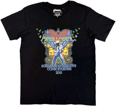 Santana - Collective Consciousness Tour '11 Heren Tshirt - S - Zwart