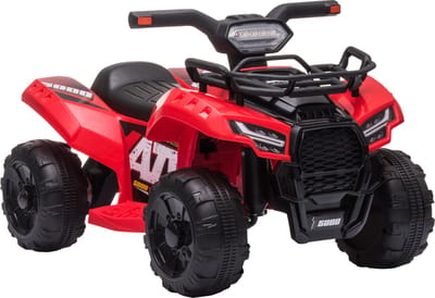 HOMCOM elektroquad - 6V batterij - LED koplamp - rood