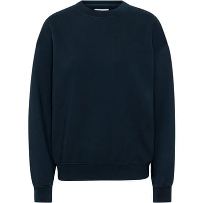 Sweatshirt ronde hals Colorful Standard Organic oversized navy blue