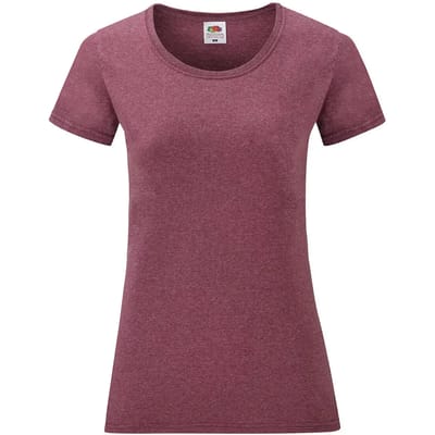 Dames-T-shirt Fruit of the Loom Valueweight