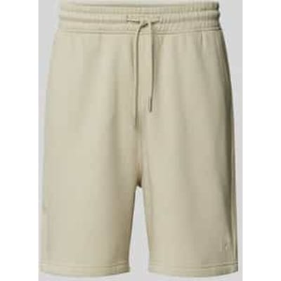 Relaxed fit sweatshorts in een katoenmix in joggerstijl