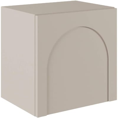 Selsey Arkadia – Nachtkastje en booguitsparing, cachemgrijs, 50 cm