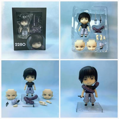 Jujutsu Kaisen 2280 10Cm Fushiguro Jinji Gewrichten Beweegbaar Verwisselbare Accessoires Figuur Figuur Verzonden Binnen 12 Uur white