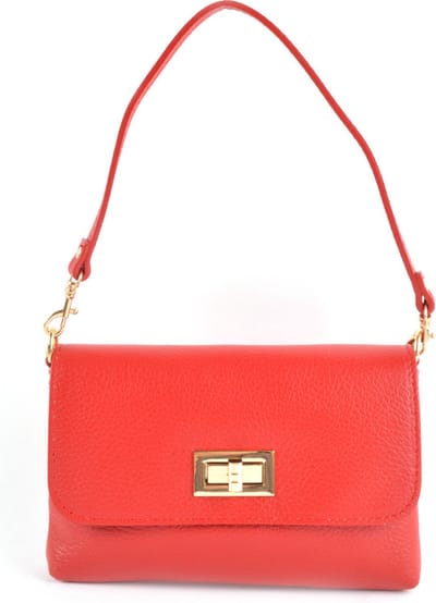 Giuliano handtas Isha - Rood - Dames - Made in Italy