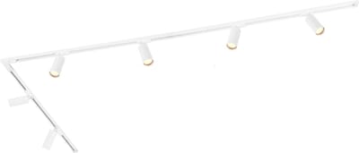 Ledvion - LED Railverlichting 3M + 7 Railspots (Wit - Dimbaar - GU10 Fitting) - 1-Fase