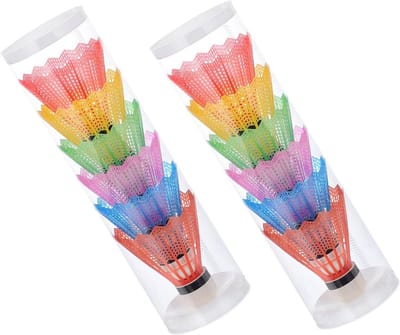 Badminton Ballen - Sport Vogels - Recreatief Spelen - Goede Elasticiteit - 12 Stuks - Willekeurige Kleur