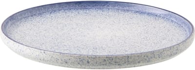 J-Line bord Luna - keramiek - blauw - large
