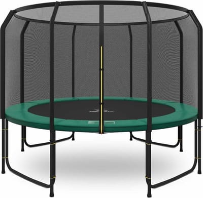 Magic Jump - Trampoline met veiligheidsnet Fiber - ø 366 cm - Groen - Buitenspeelgoed - Outdoor