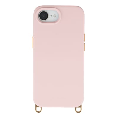Selencia Hoesje - Geschikt voor iPhone 17e / 16e - Rivièra geschikt voor MagSafe Backcover met afneembare haakjes - Sorbet Pink