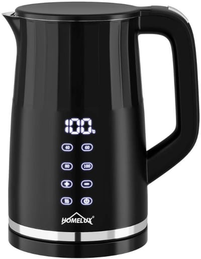 Homelux - Waterkoker - Waterkoker met temperatuurregeling - Smart Waterkoker - Warmhoudfunctie - Digitale waterkoker - 1,7L - BPA vrij Waterkoker - 40-100 °C