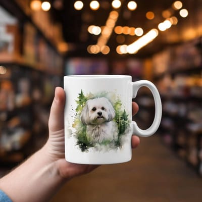 Mok Maltese hond