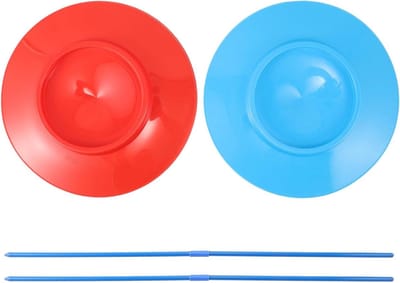 Jongleerplaten Set - Circus Speelgoed - Optredens en Feesten - Duurzaam Stevig Materiaal - 25.5 cm - Diverse kleuren