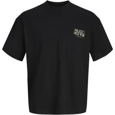 Jack & Jones T-shirt Jorcotedazur Photoback Tee Ss Cn 12296080 Black Mannen Maat - L