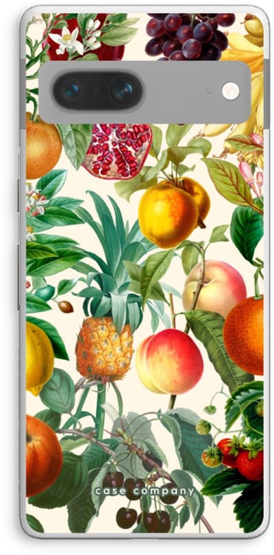 Case Company® - Hoesje geschikt voor Google Pixel 7 hoesje - Classic Flora - Soft Cover Telefoonhoesje - Bescherming aan alle Kanten en Schermrand