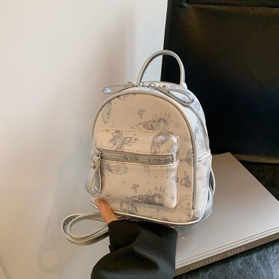 Rugzak voor Dames Nieuw Eenvoudig Casual Reizen Sport Schooltas Design Kleine Mini Rugzak voor Dames gray