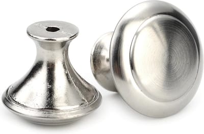 10 Stuks Meubel Knoppen – Handvat voor Lade & Kast – Zilver – 24mm