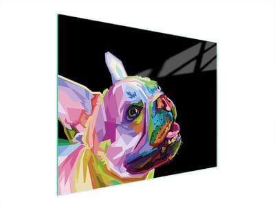 TMK ArtDeko Serie - Glazen Snijplank - 52x40cm - Hittebestendig - Antislip