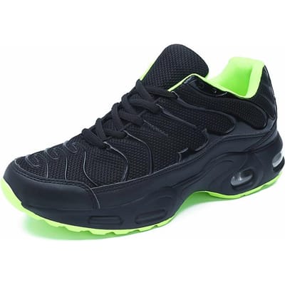 Herenschoenen grote maat Mesh Ademend Heren Sneaker Casual Luchtkussen Hardloopschoenen 46 groen