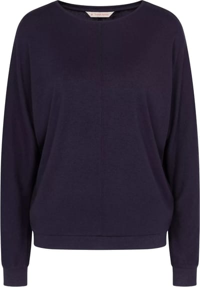 Triumph Cozy Comfort Top 01 Dames Loungeweartrui - Paars - Maat 40