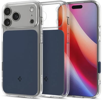 Spigen Ultra Hybrid T MagFit Hoesje Geschikt voor Apple iPhone 17 Pro Max - Back Cover Compatibel met MagSafe / Qi2 - Blauw