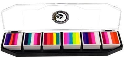 Cameleon - Splitcake - Colorblock palet - Sokkertantes 2 - Schmink - Carnaval - vasteloavend