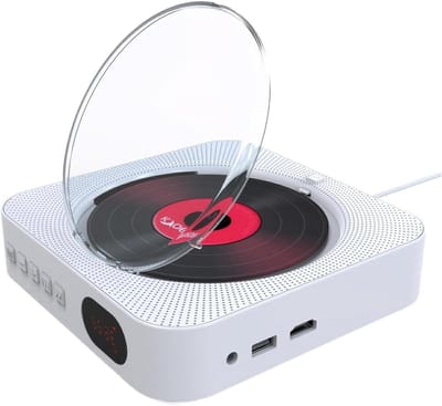Dvd-speler - Muziekspeler - Thuisentertainment - Ingebouwde Bluetooth - 1080P HD - Wit