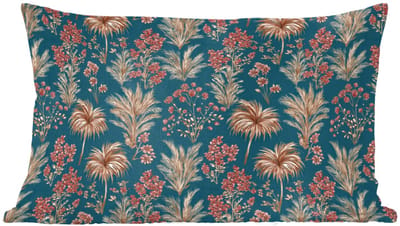 Sierkussens - Kussentjes Woonkamer - 60x40 cm - Botanisch - Patroon - Blauw