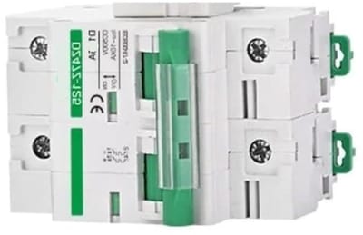 Fotovoltaïsche Schakelaar - Zonnepaneel Protector - DC Stroombeveiliging - 1000V DC Bescherming - 80A - Grijs