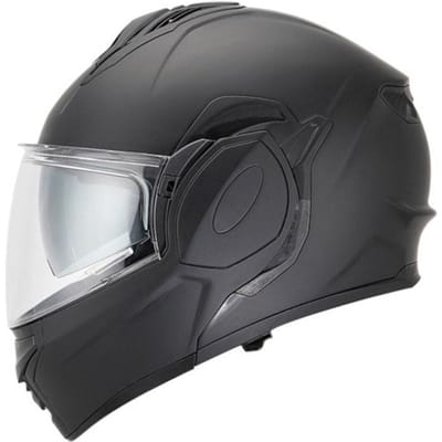 APEX MI200 Solid Mat Zwart Systeemhelm - Maat XL - Helm