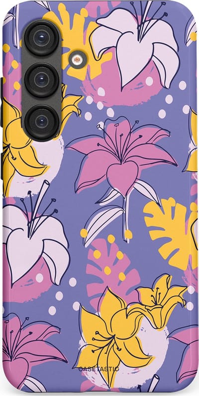 Casetastic Hoesje Geschikt voor Samsung S25 - Stijlvolle Beschermende Duo-layer Case - Lichtjesbloei