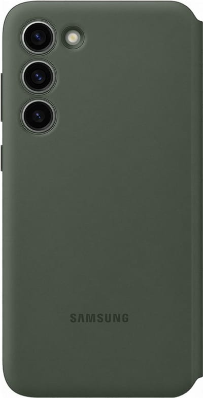 Samsung Smart View Wallet smartphonehoesje kaarthouder Kaki kaki