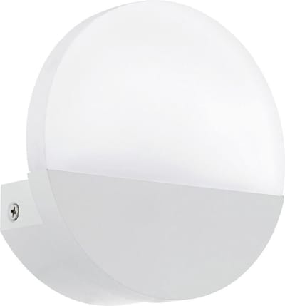 EGLO Metrass 1 - Wandlamp - 1 Lichts - Wit - Gesatineerd