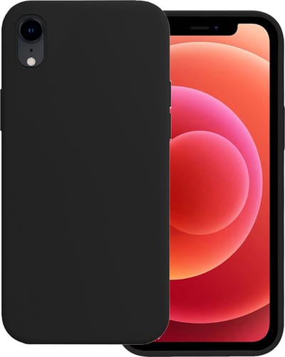 Hoesje Geschikt voor Apple iPhone XR - Sterk & Shockproof - Hoes Cover - Siliconen Case - Zwart