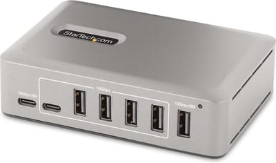 StarTech.com 10G8A2CS-USB-C-HUB USB hub - 10 - Grijs