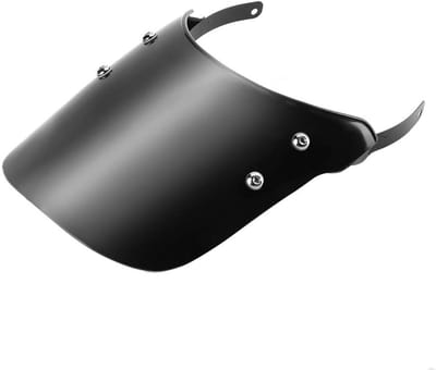 Motor Voorruit - Windscherm Deflector - Comfortabel Rijden - Robuuste ABS Constructie - 27 x 23 x 8 cm - Zwart