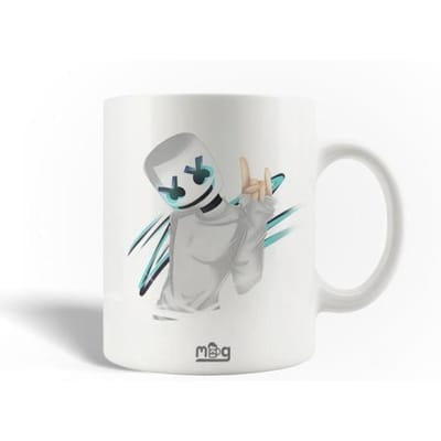 Mug en Céramique Marshmello DJ Dessin Fan Art