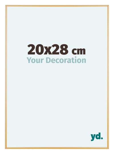 Your Decoration - Fotolijst 20x28 cm - Aluminium - Goud Vintage - Kent