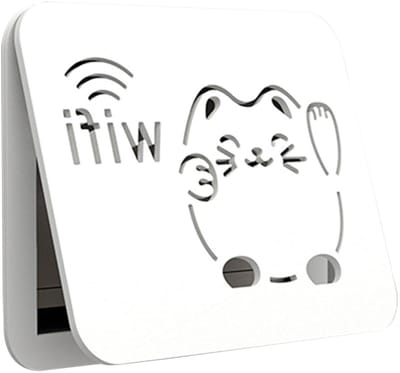 Zekeringkast Deksel - Verdeelkast Schild - Interieur Decoratie - Hol Design - 38 x 28 cm - Wit