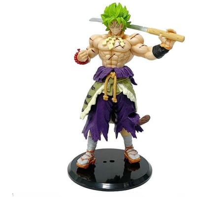 Dragon Ball ZLK Samurai Son Goku Broly Super Saiyan PVC Actiefiguren Anime PVC Model Speelgoed Verzameling Pop Bureau Decoraties Cadeau NO Box