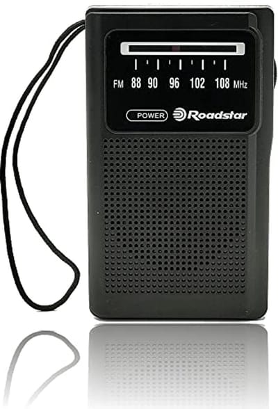 Draagbare analoge FM-radio met hoofdtelefoonaansluiting - Compacte zakradio voor thuis en onderweg