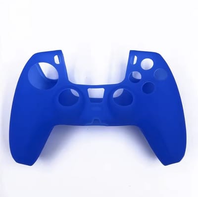 Siliconen hoesje geschikt voor Playstation 5 Controller -Controller Skin - PS5 Silicone Hoes - Playstation 5 Accessoires - Cover - Hoesje - Siliconen skin case - Blauw - CHPN